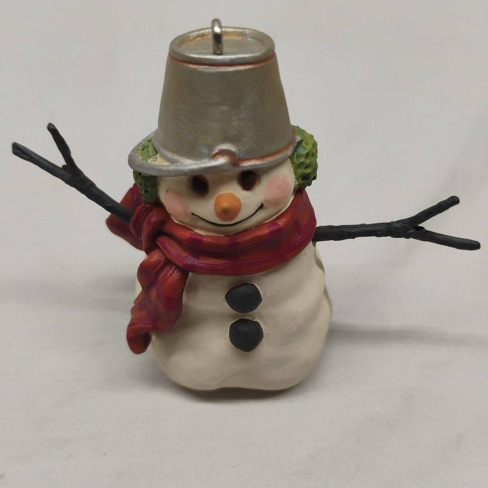 1999 The Snowmen‎ of Mitford Hallmark Ornament Jan Karon Christmas Vintage